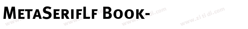 MetaSerifLf Book字体转换